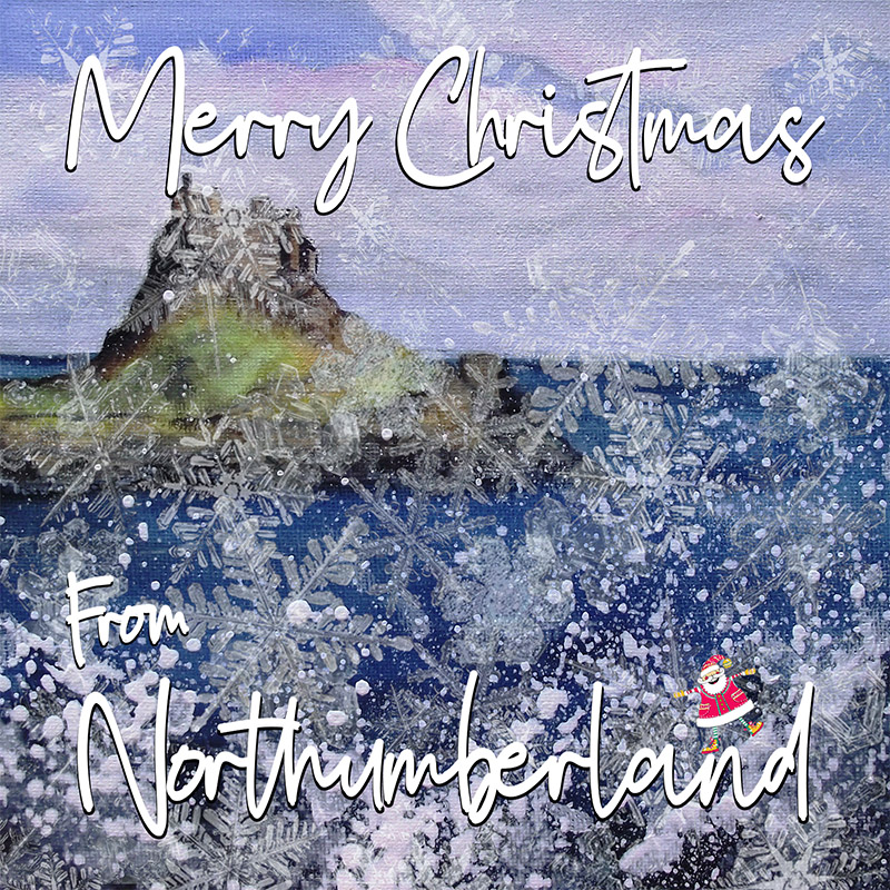 Holy Island Christmas Card